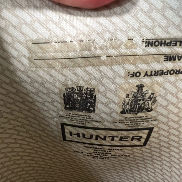 Original tall gloss Hunter rain boots - Picture 4 of 4